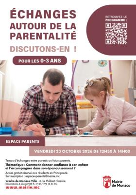 ÉCHANGES AUTOUR DE LA PARENTALITÉ DISCUTONS-EN !
