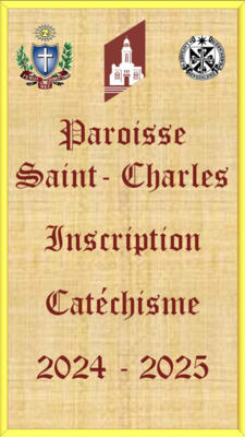 Inscription Catéchisme