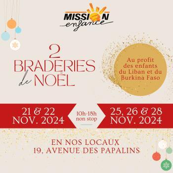 Charity Sale - "Mission Enfance"