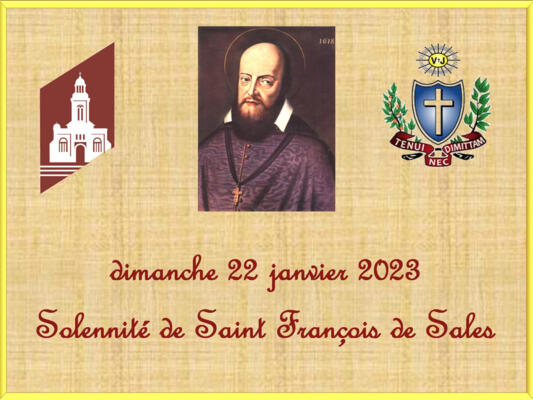 Solennité de Saint François de Sales