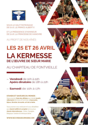 Kermesse de l’œuvre de Sœur Marie
