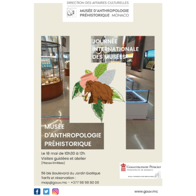 International Museum Day - ANIMATIONS at the Museum of Prehistoric Anthropology of Monaco