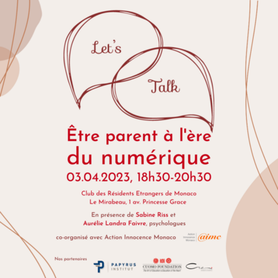 Let's Talk, Être parent à l'ère du numérique