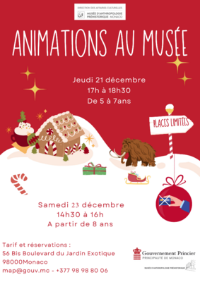 Musée d'Anthropologie Préhistorique de Monaco - Attività al Museo