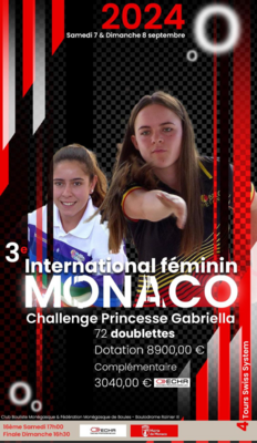 3e International Féminin Challenge Princesse Gabriella
