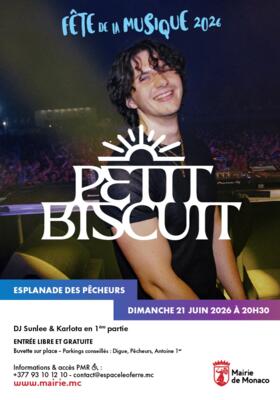 Fête de la musique 2026 - Petit Biscuit