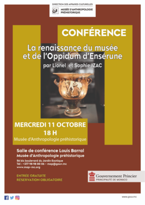 Lecture "The rebirth of the Ensérune Museum and Oppidum (Nissan-Lez-Ensérune, Hérault)".