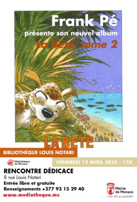 Frank Pé présente son nouvel album "La Bête, tome 2"