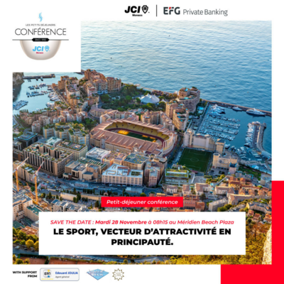 Petit déjeuner Conférence «Le sport, vecteur d’attractivité en Principauté»