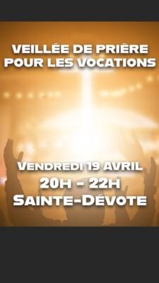 Veillée de prière pour les vocations