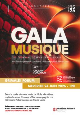 Gala de musique de l'Académie Rainier III